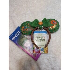 Disney Loungefly Orange Bird Ears Headband EPCOT Flower & Garden Festival 2026
